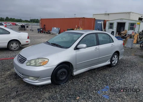 2003 Toyota Corolla S from USA, damaged, VIN 2T1BR32E43C072984